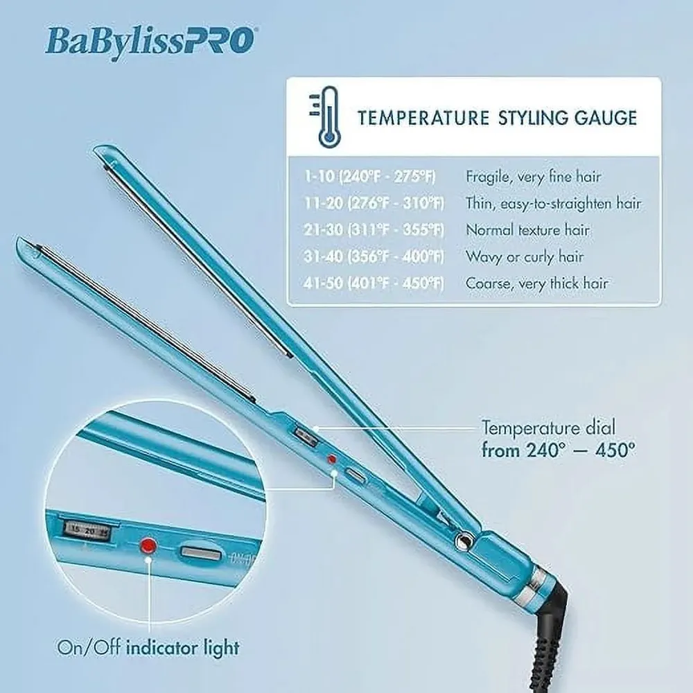 BaBylissPRO Nano Titanium Straightener – 1.25" - Image 5