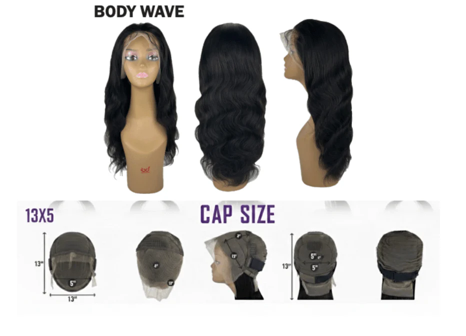Beautiful Day Vossmi 13X5 HD Frontal Lace Wig Body Wave - 613 - Image 2