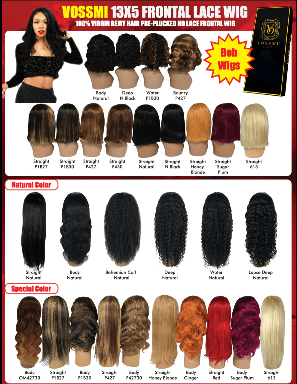 Beautiful Day Vossmi 13X5 HD Frontal Lace Wig - Body Wave
