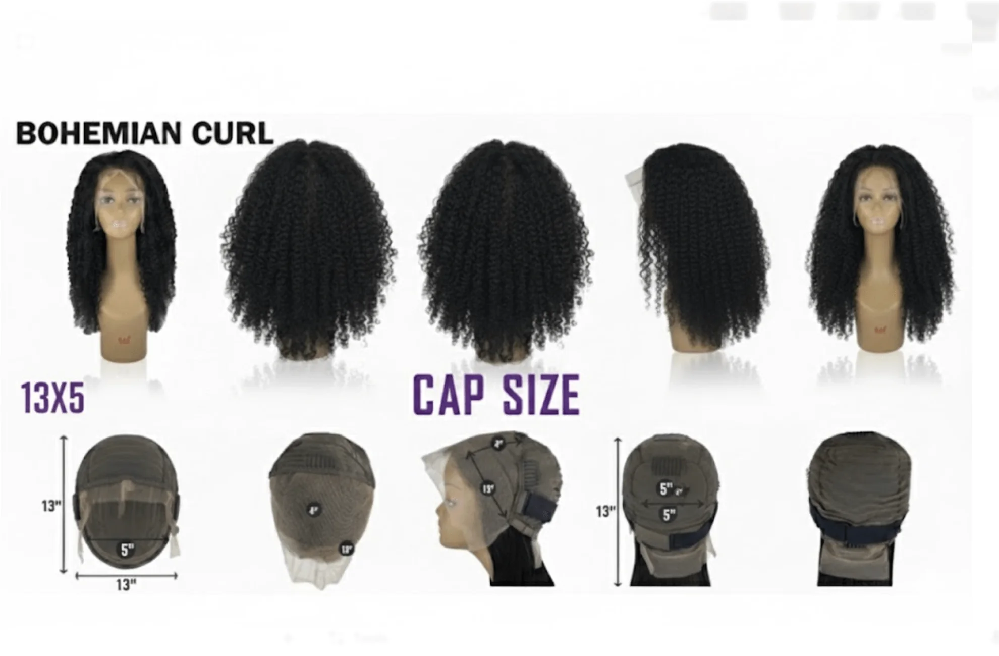 Beautiful Day Vossmi 13X5 HD Frontal Lace Wig - Bohemian Curl - Image 2