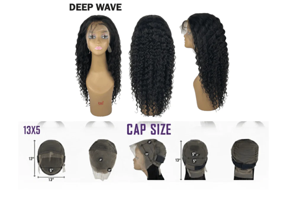 Beautiful Day Vossmi 13X5 HD Frontal Lace Wig - Deep Wave - Image 2