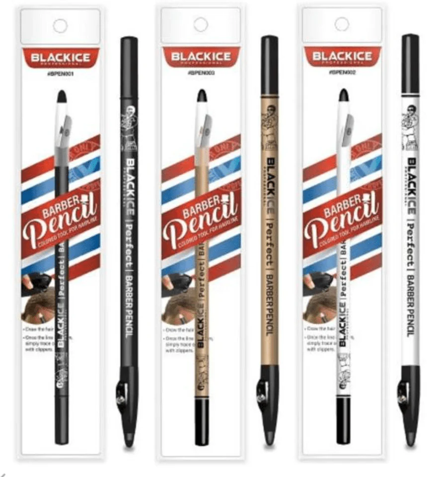 Black Ice Barber Pencil Set
