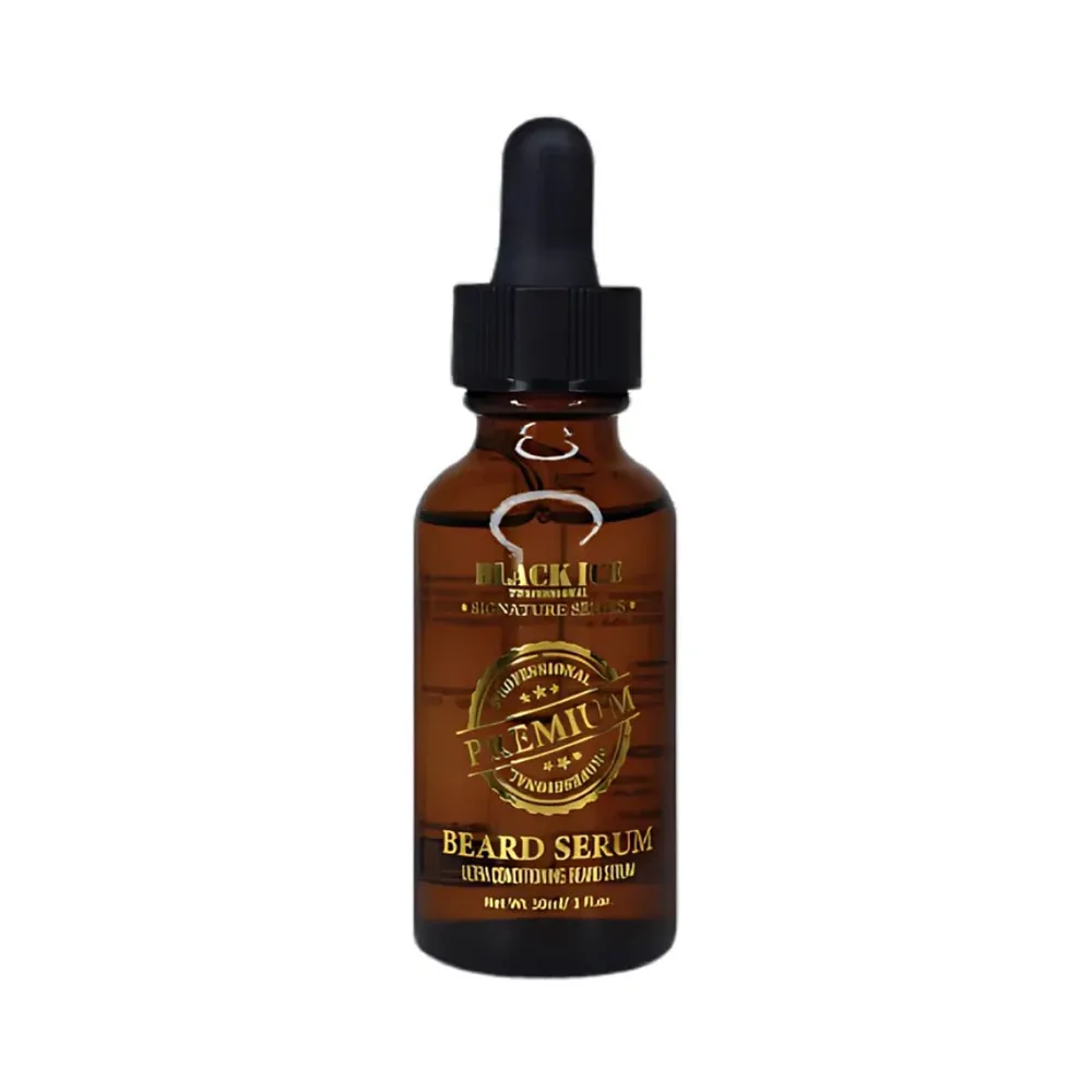 Black Ice Beard Serum β Boost Growth & Shine 1 oz - Image 2