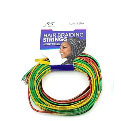 AB Hair Braiding Strings - Metallic Thread