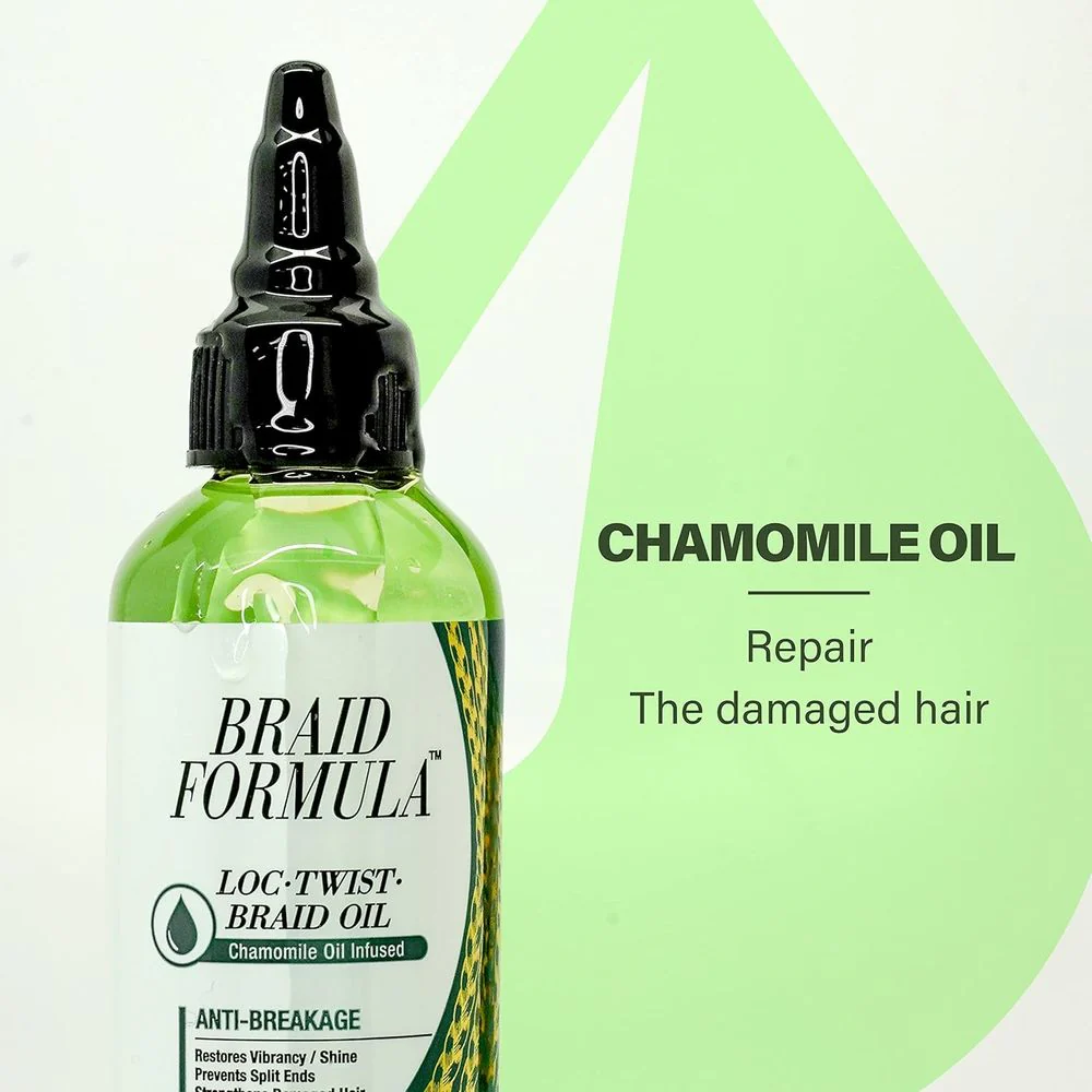 Braid Formula Braid Oil – Anti‑Breakage, Cuticle Strengthening, Growth Stimulating – 4 oz - Image 2
