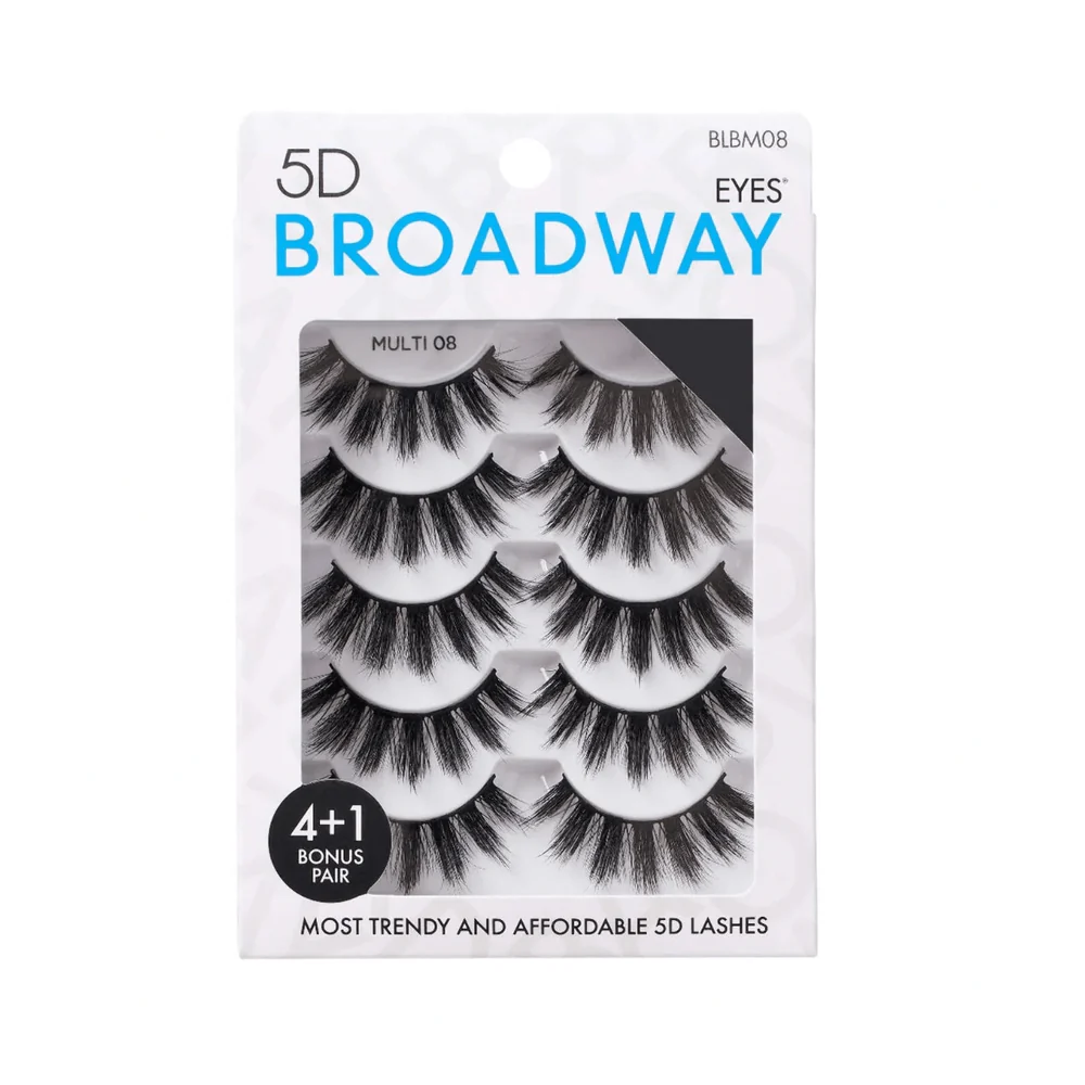Broadway by Kiss 5 Pair False Eyelash Multipack - Image 8