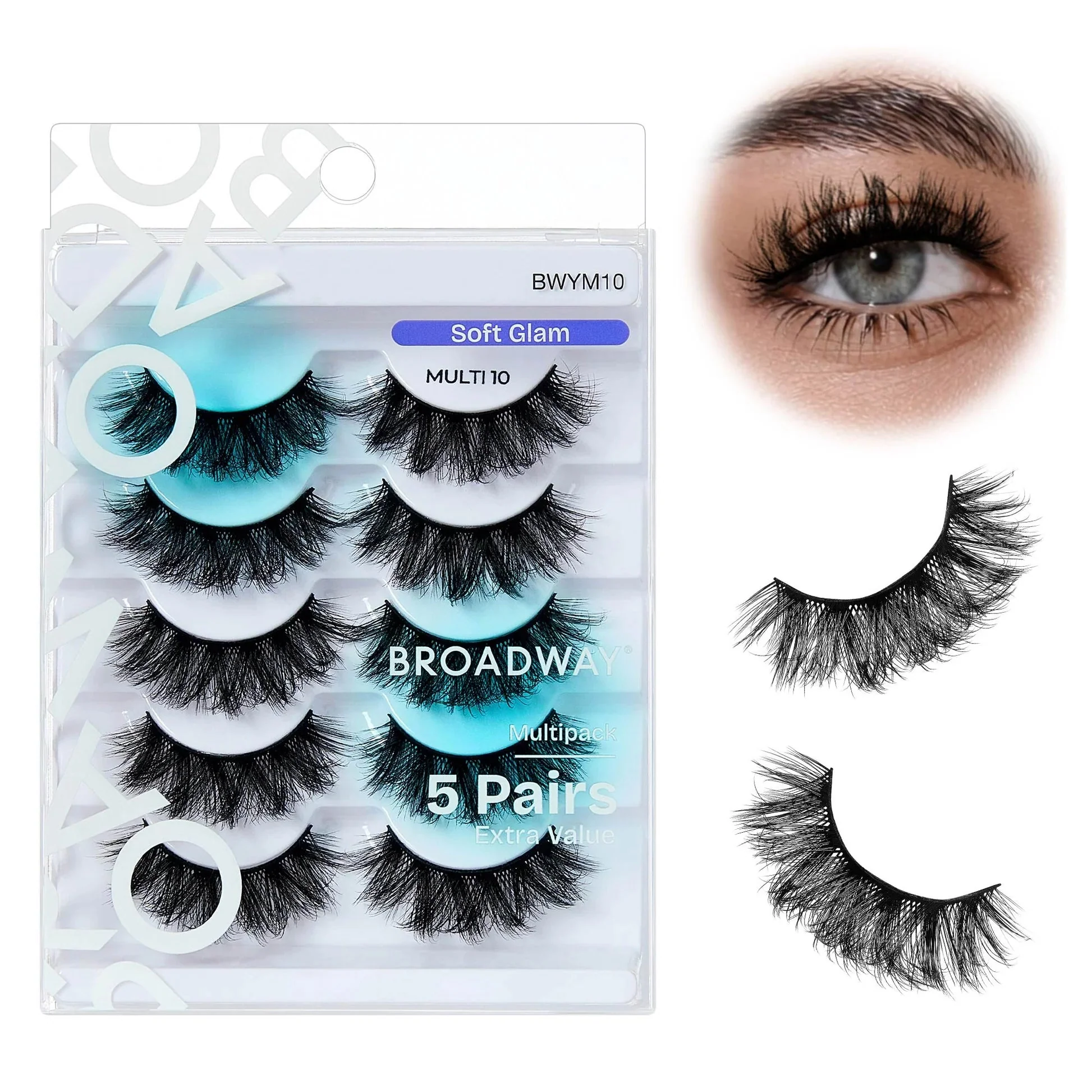Broadway Faux Mink Strip Eyelashes β Multipack - Image 12