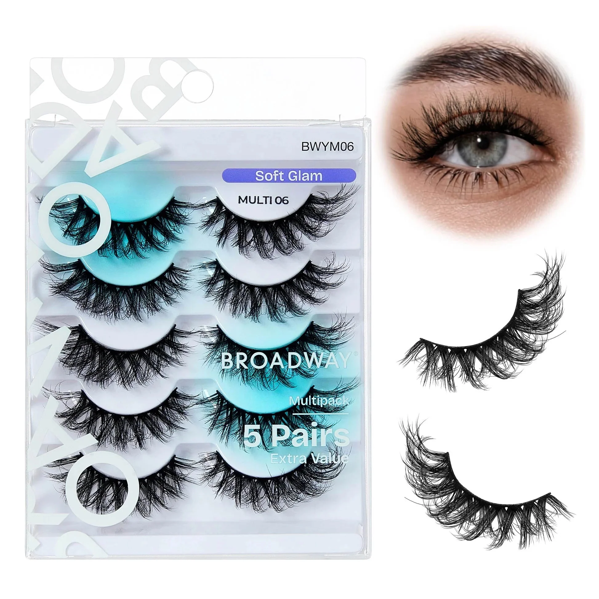 Broadway Faux Mink Strip Eyelashes β Multipack - Image 8