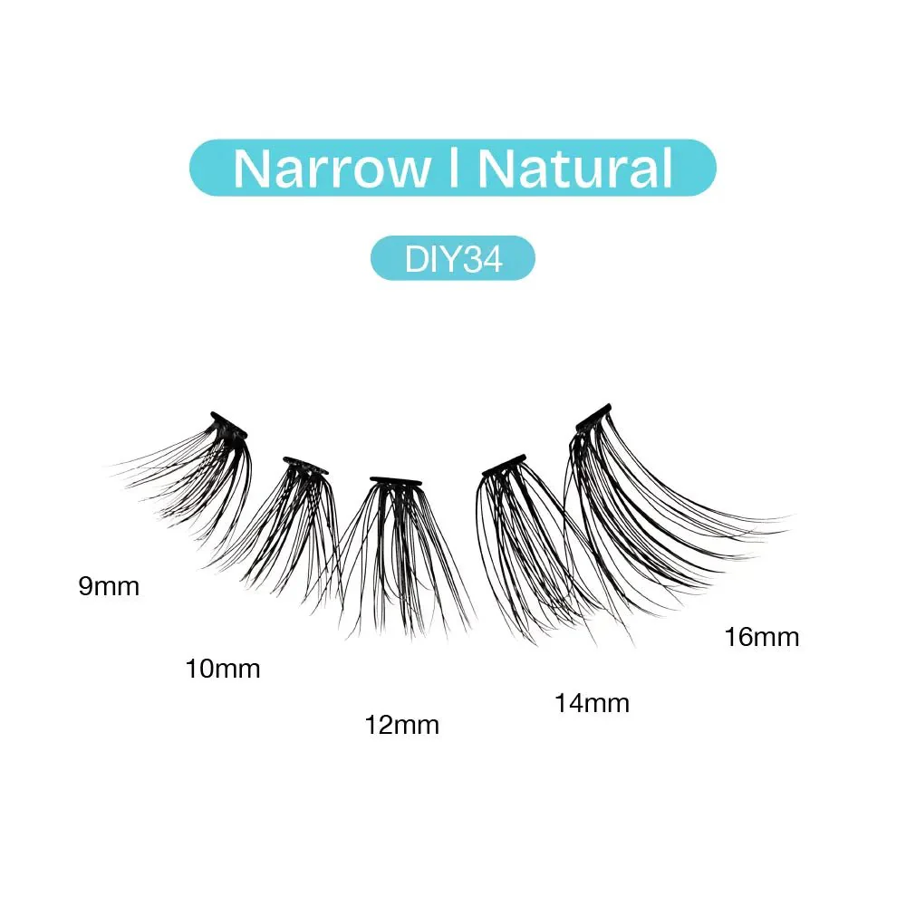 Broadway Natural DIY Cluster Lashes – 112-140pcs - Image 10