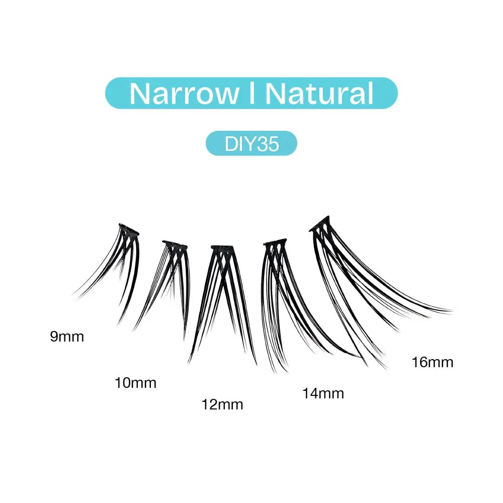 Broadway Natural DIY Cluster Lashes – 112-140pcs - Image 12
