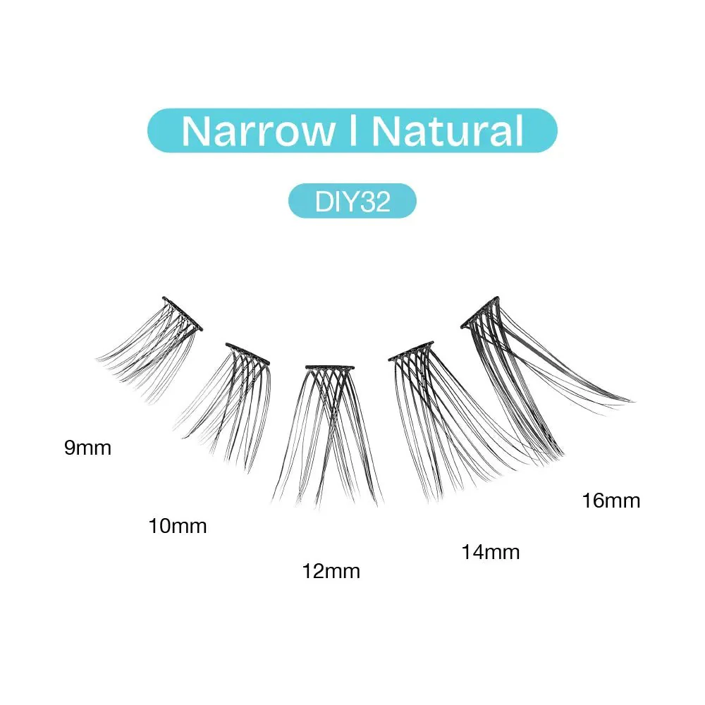 Broadway Natural DIY Cluster Lashes – 112-140pcs - Image 6