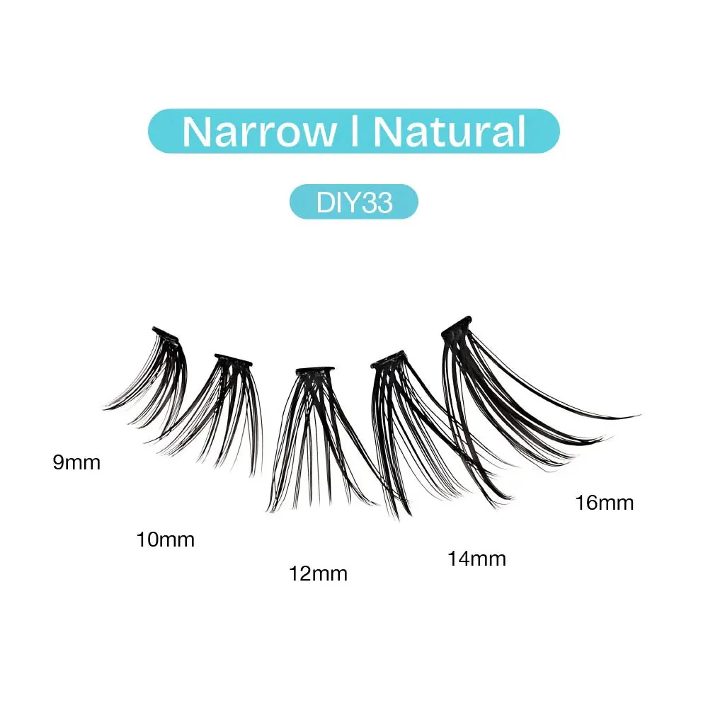 Broadway Natural DIY Cluster Lashes – 112-140pcs - Image 8