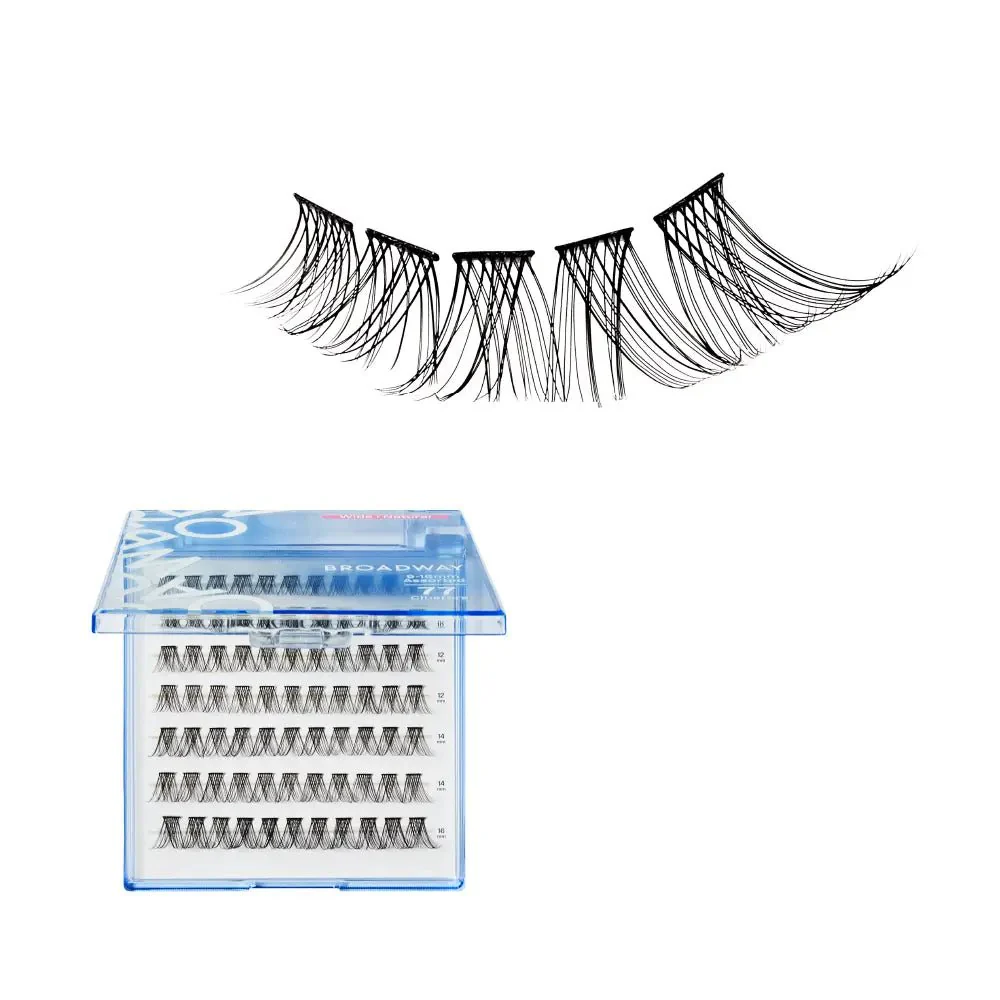 Broadway Natural DIY Cluster Lashes – (70–77pcs) - Image 10