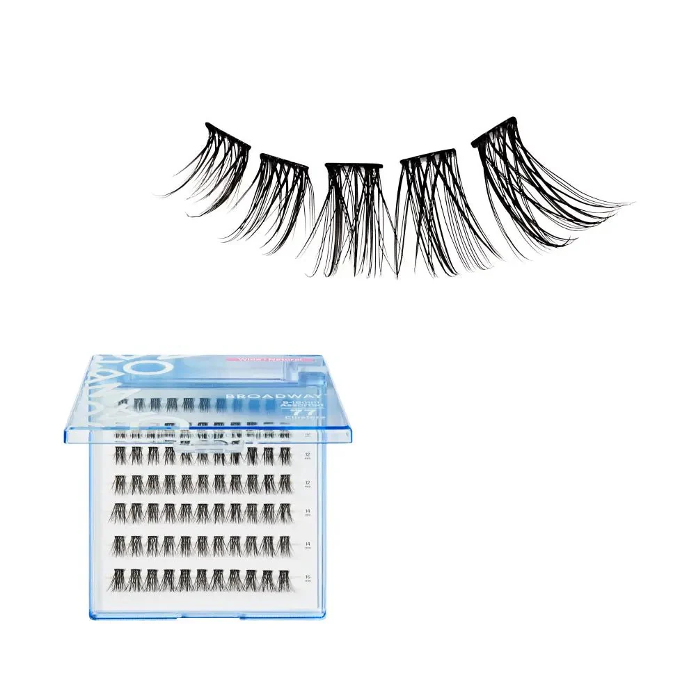 Broadway Natural DIY Cluster Lashes – (70–77pcs) - Image 14