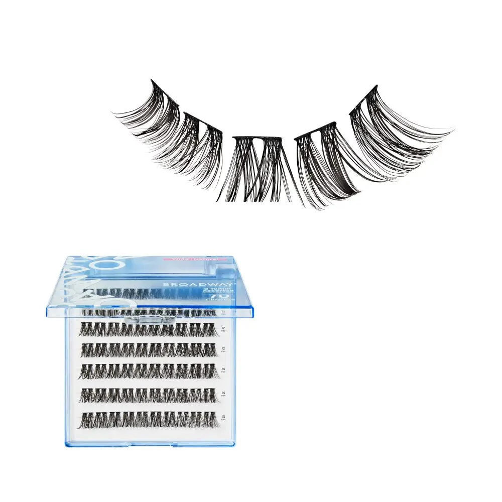 Broadway Natural DIY Cluster Lashes – (70–77pcs) - Image 20