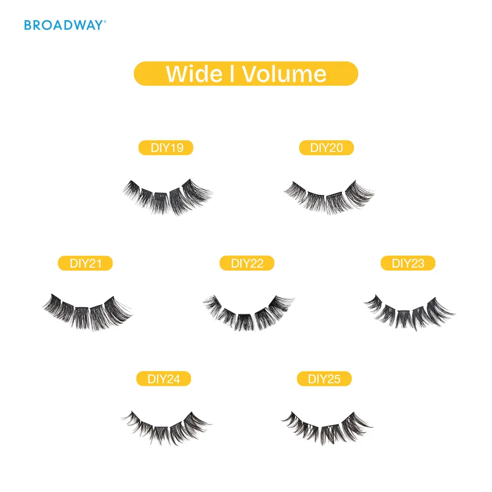 Broadway Volume DIY Cluster Lashes – Bold (56–84pcs) - Image 4