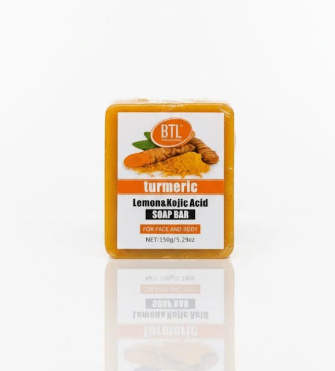 BTL Turmeric Lemon Kojic Acid Soap Bar - Image 2