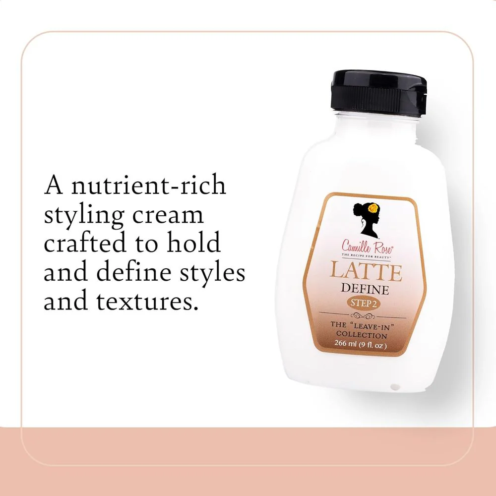 Camille Rose Latte Define Leave-In Styling Cream - 9 fl oz - Image 2