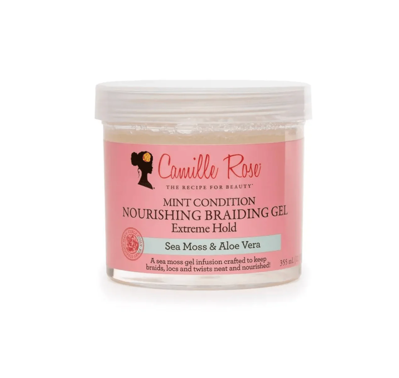 Camille Rose Mint Braiding Hair Gel – 12 oz