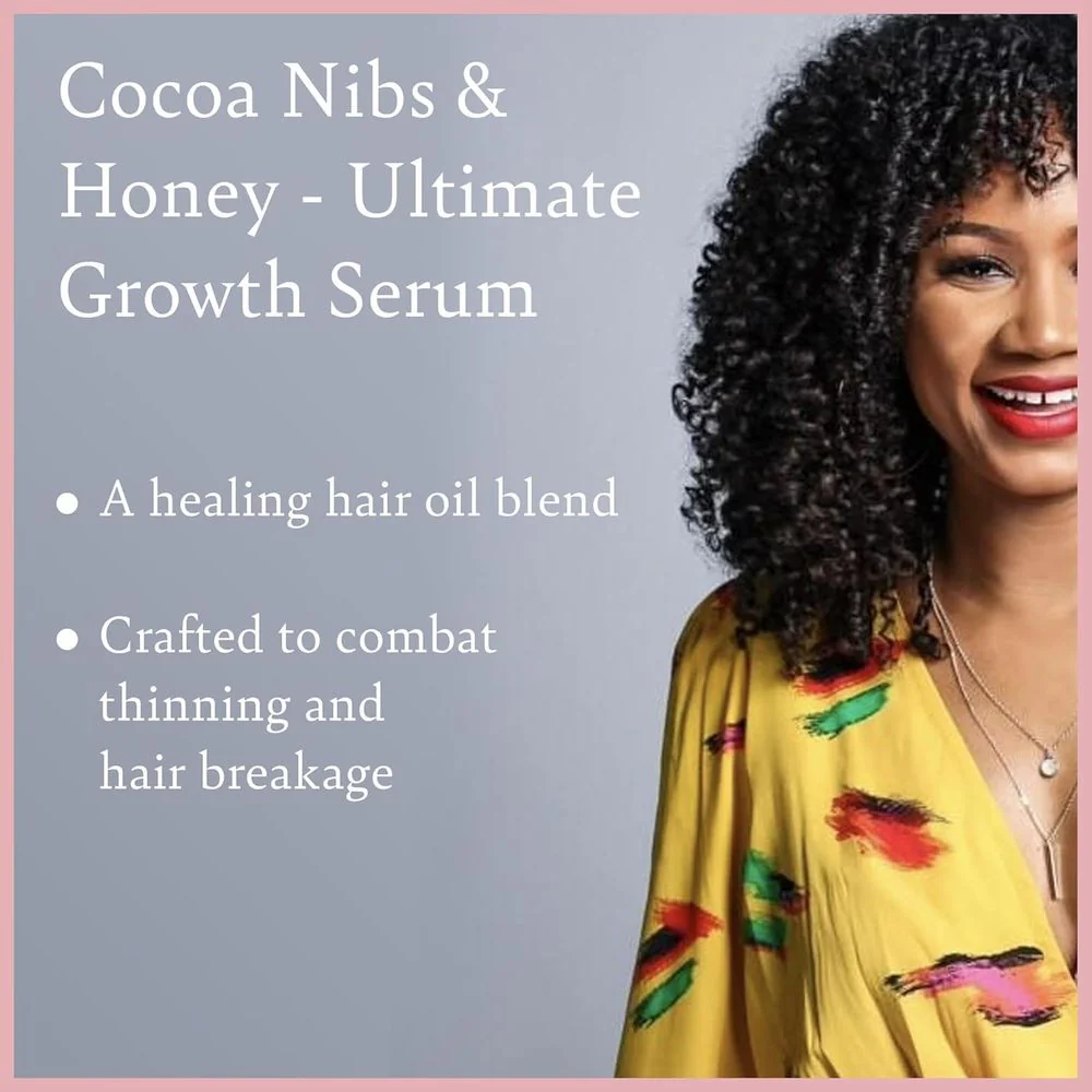 Camille Rose Cocoa Nibs & Honey Hair Growth Serum - 8 oz - Image 6
