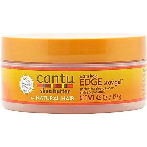 Cantu Shea Butter for Natural Hair Extra Hold Edge Stay Gel 2.25oz/4.5oz - Image 3
