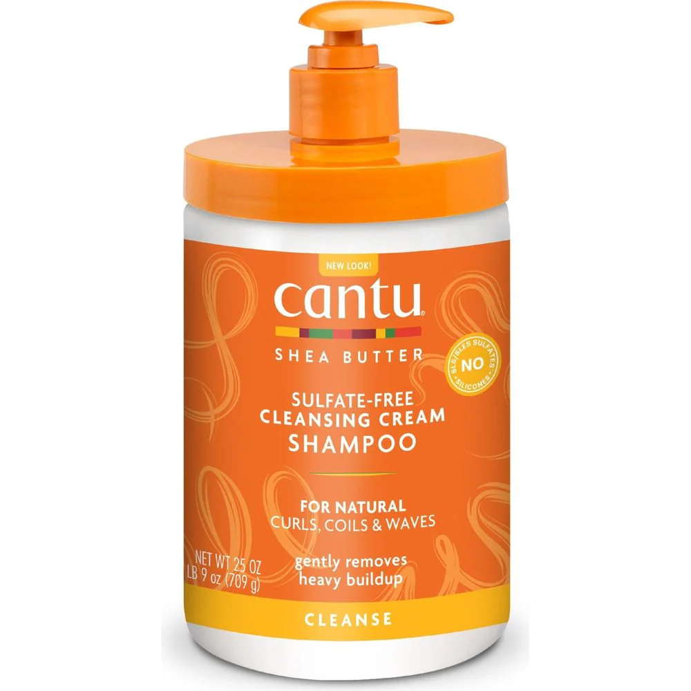 Cantu Shea Butter for Natural Hair Sulfate-Free Hydrating Cream Shampoo 13.5oz/25oz - Image 3