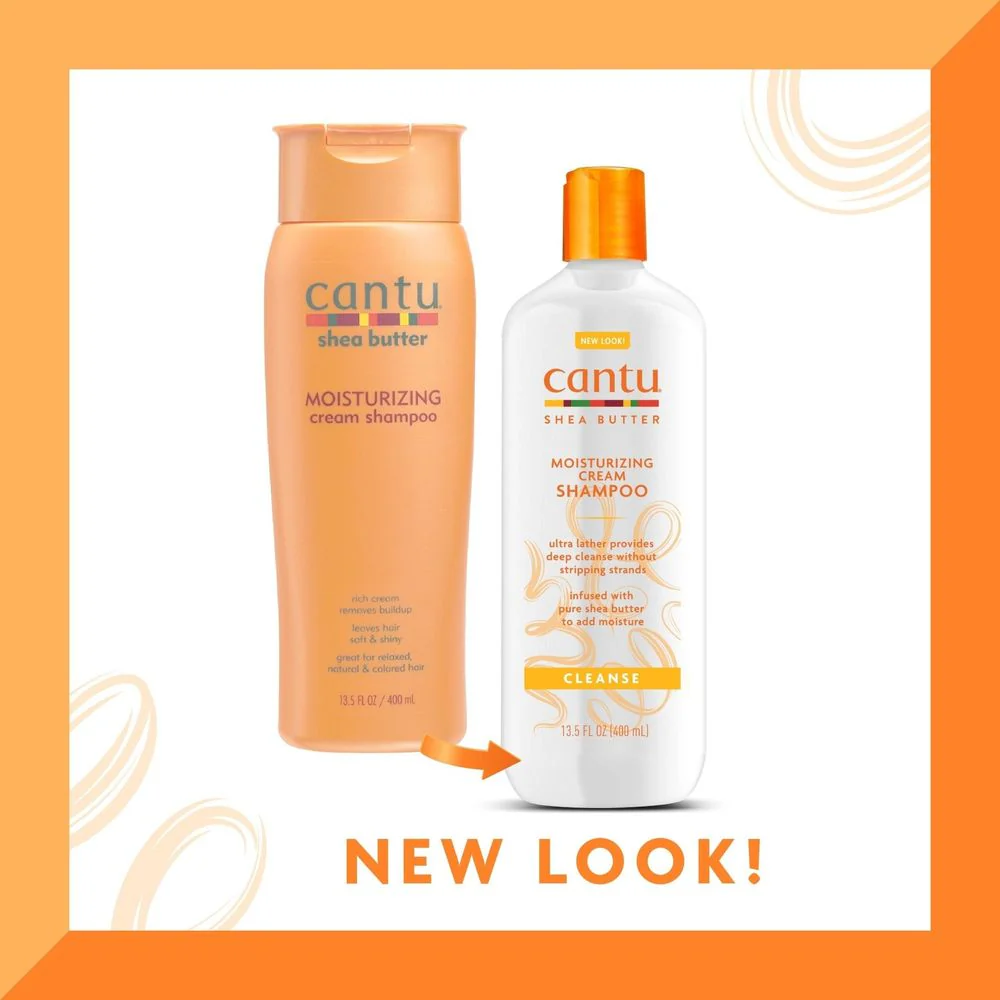 Cantu Shea Butter Moisturizing Cream Shampoo 13.5oz - Image 3
