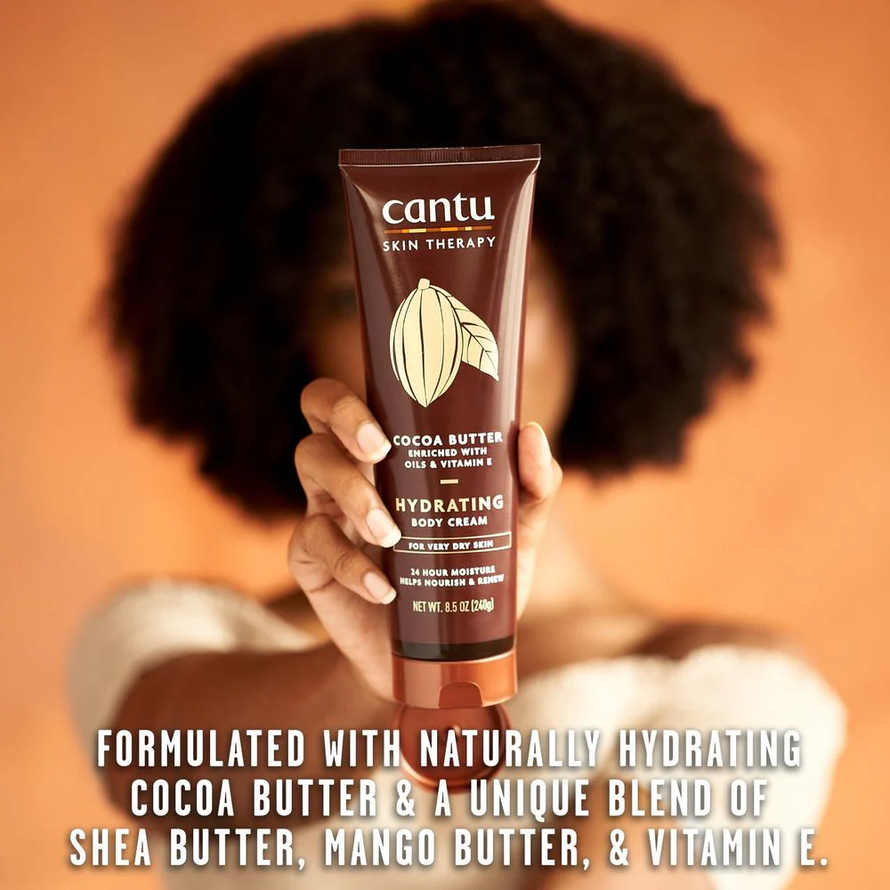 Cantu Skin Therapy Hydrating Cocoa Butter Body Cream 8.5oz - Image 3