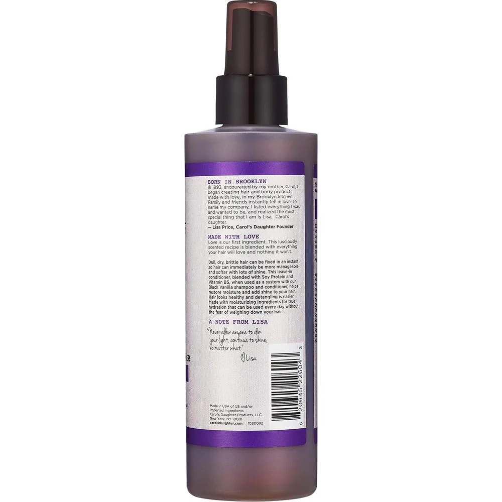 Carol’s Daughter - Black Vanilla Leave-In & Conditioner 8oz - Image 2