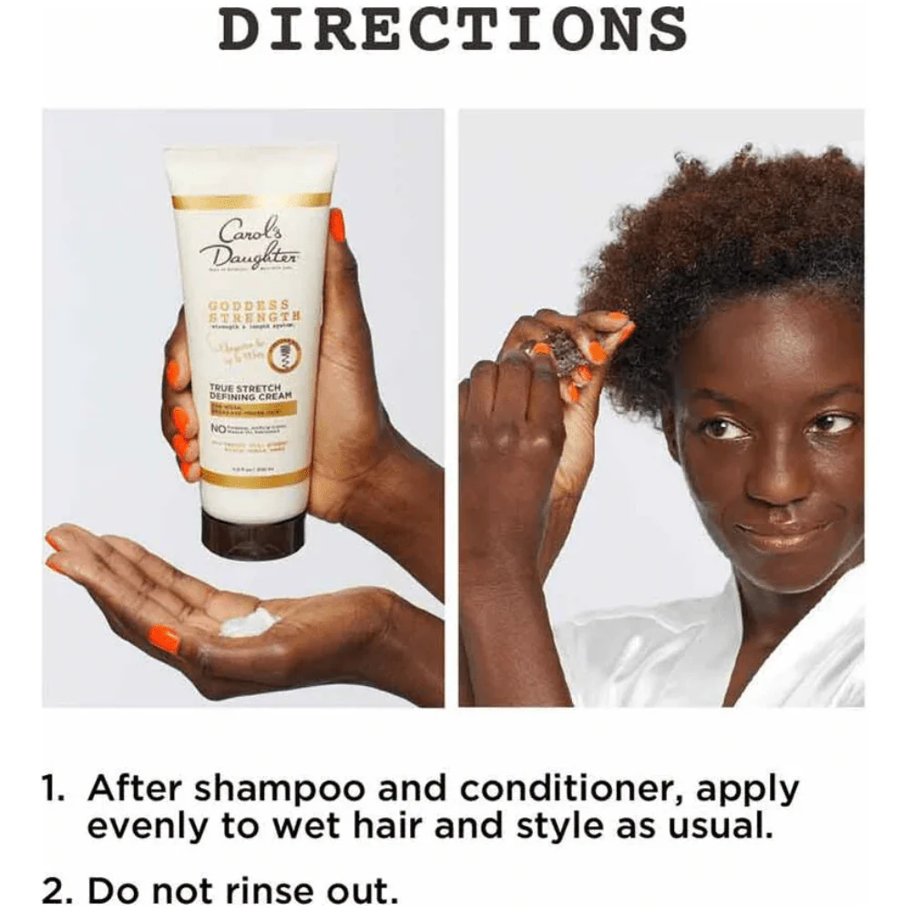 Carol’s Daughter Goddess Strength True Stretch Defining Hair Cream – 6.8 oz - Image 5