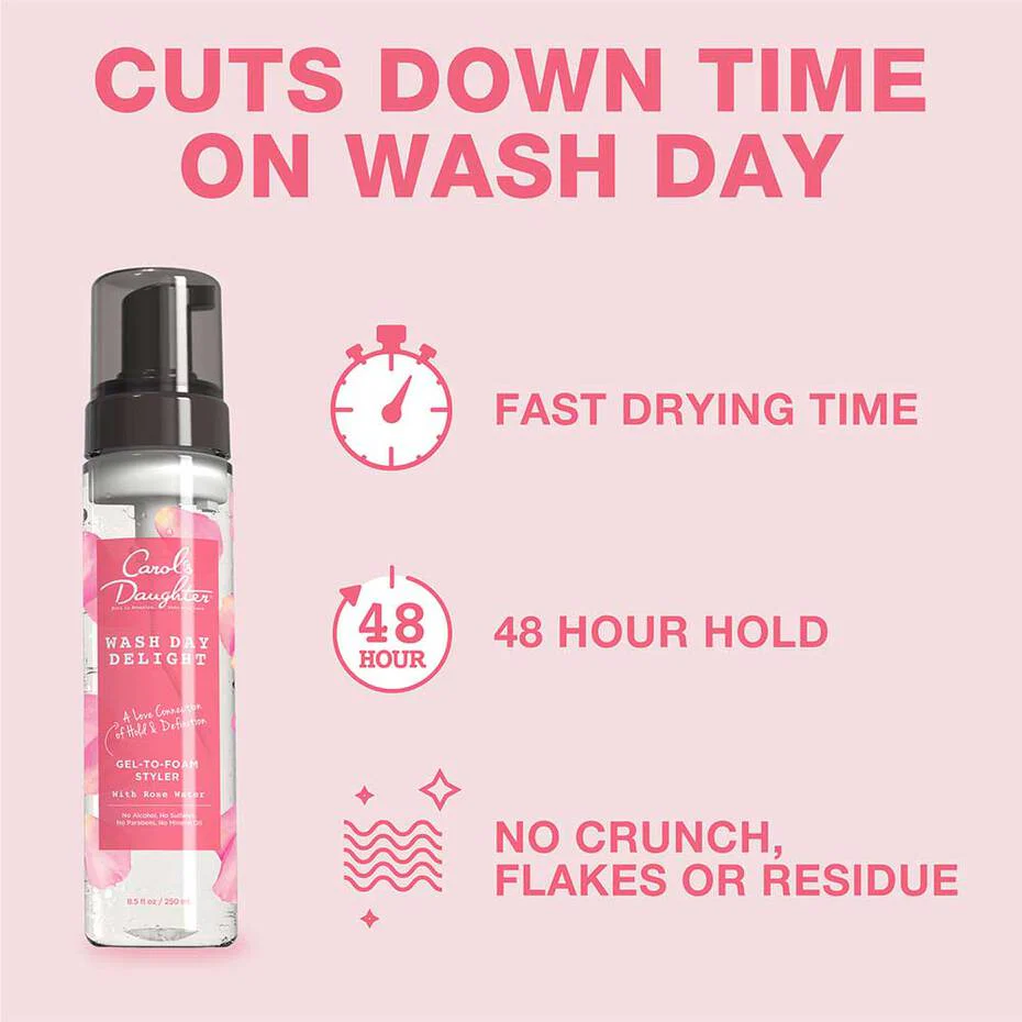 Carol’s Daughter Wash Day Delight Gel-To-Foam Styler - 8.5 fl oz - Image 4