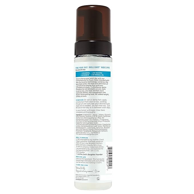 Carol’s Daughter Wash Day Delight Hair Gel-to-Foam Mousse - Image 3