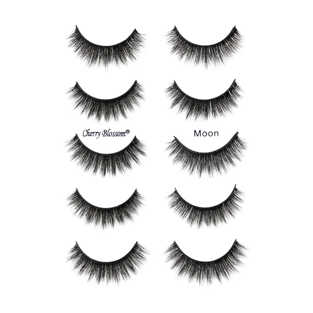Cherry Blossom Faux Mink 3D Eyelashes – 5+1 Free Pair - Image 5