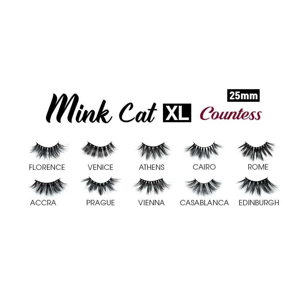 Envy New York – Mink Cat XL "Cattitude" 3D Lash Countess Collection