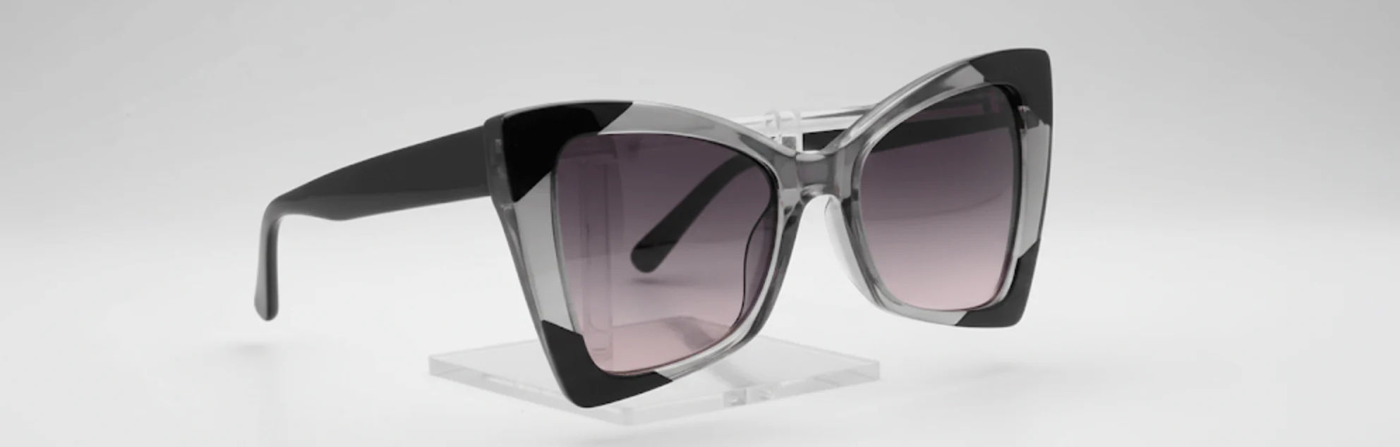 Chic Looks Sunglasses - Pink Rimless Frame