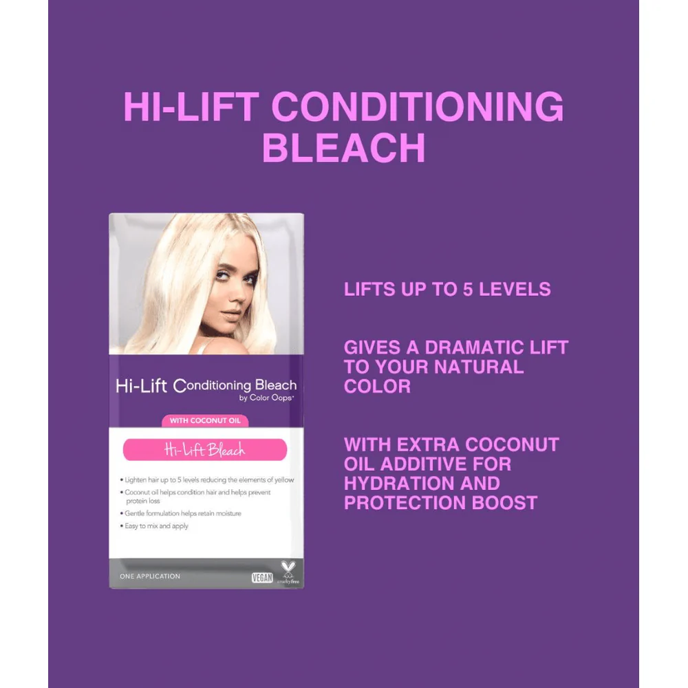 Color Oops Hi-Lift Conditioning Bleach – 1 Application - Image 7