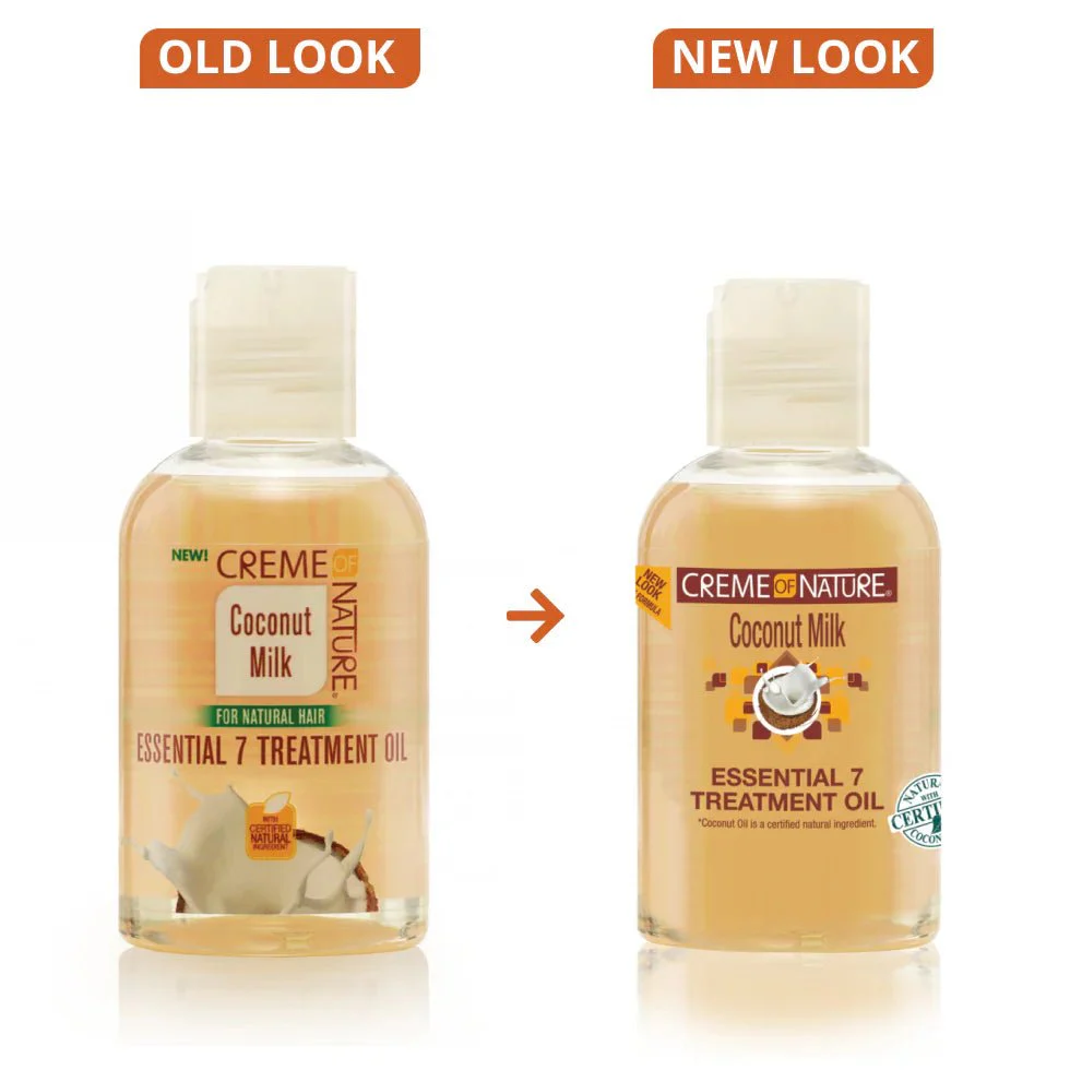 Creme of Nature Essential 7 Oil Coconut Milk – 4oz - Image 2