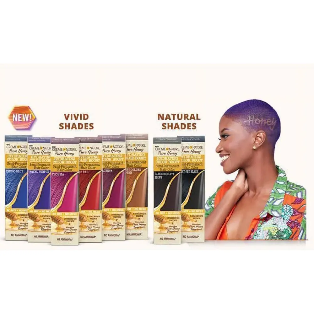 Creme of Nature Pure Honey Hydrating Color Boost – 3 oz - Image 7