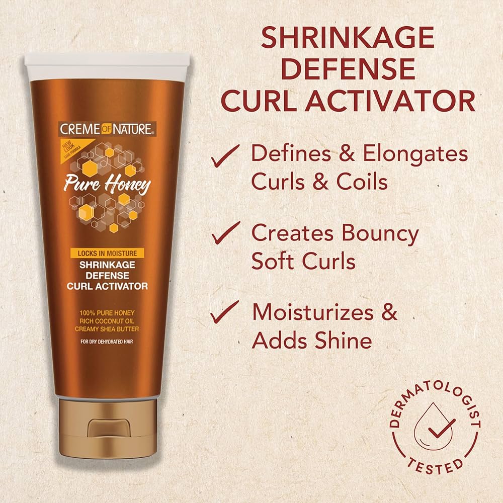 Creme of Nature Pure Honey Shrinkage Defense Curl Activator - Image 2