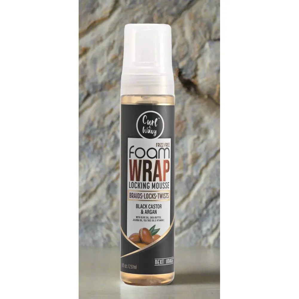 Curl & Wavy Foam Wrap Locking Mousse β 3 Variants β 8oz - Image 7