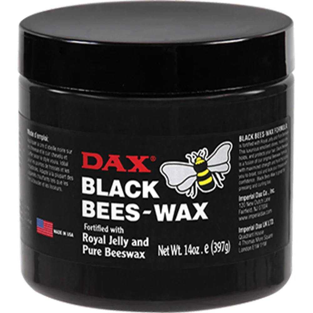 DAX Black Beeswax – Firm Hold Edge – 7.5 oz & 14 oz - Image 5