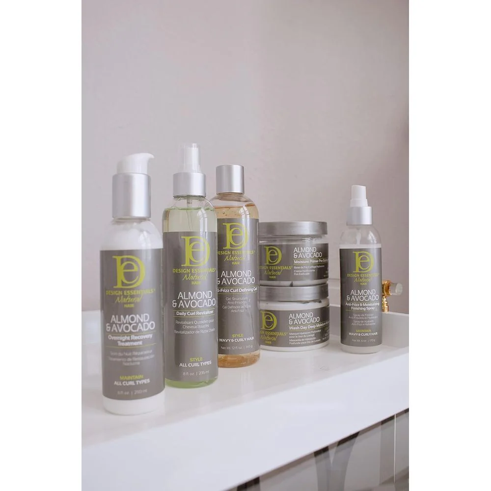 Design Essentials Almond & Avocado Anti-Frizz Curl Defining Gel - 12 oz - Image 5