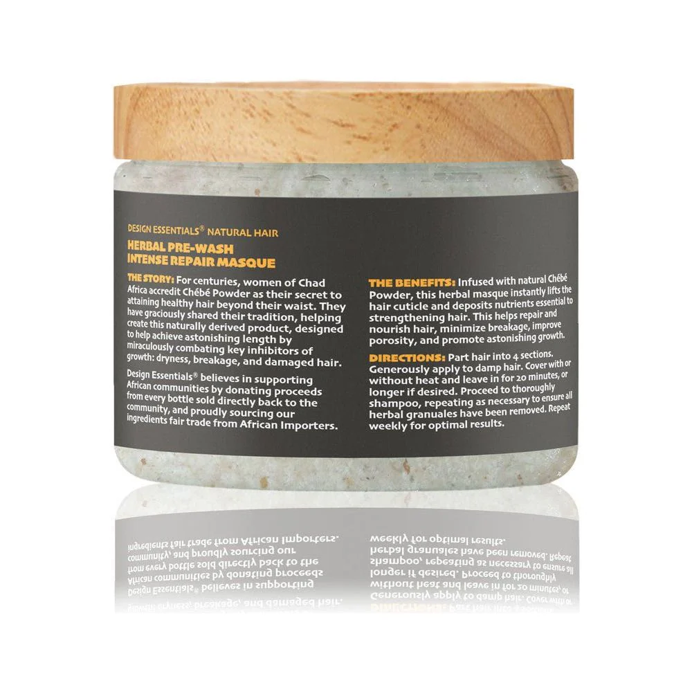 Design Essentials Chebe Herbal Pre-Wash Intense Repair Masque - 12 oz - Image 2