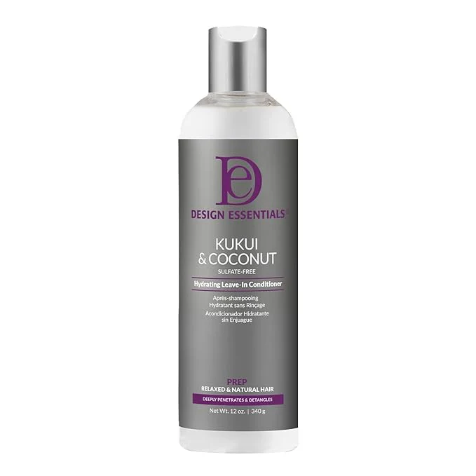 Design Essentials Kukui & Coconut Leave-In Conditioner – 12 oz