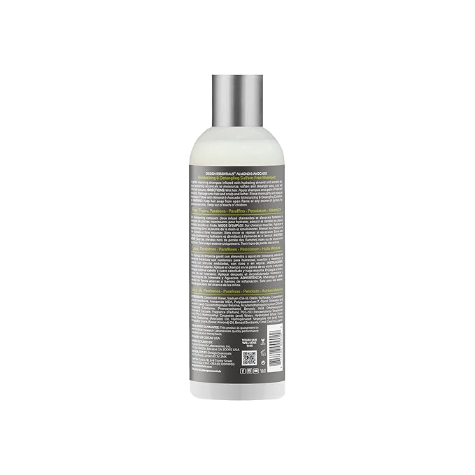 Design Essentials Natural Almond & Avocado Sulfate-Free Shampoo - Image 4