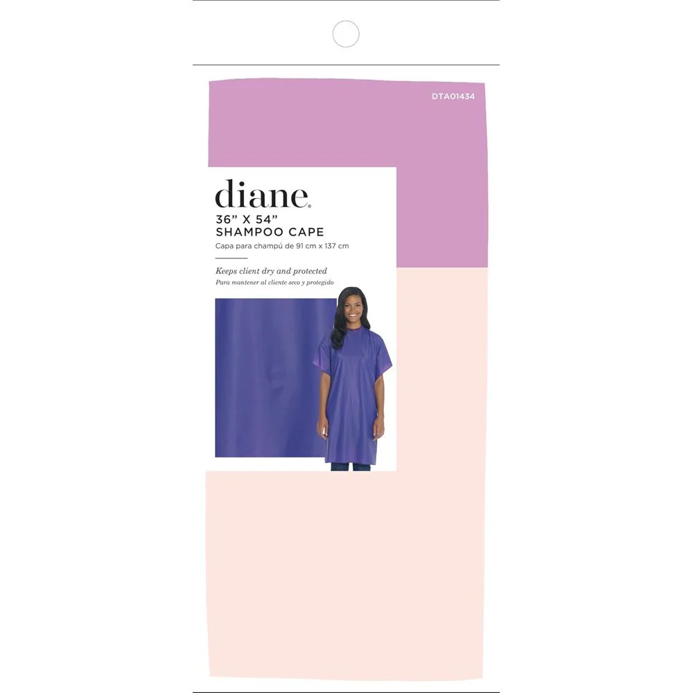 Diane Shampoo Cape – Water-Resistant, Lightweight Salon Cape