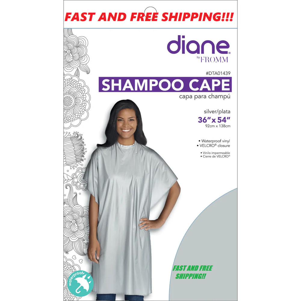 Diane Shampoo Cape – Water-Resistant, Lightweight Salon Cape - Image 5