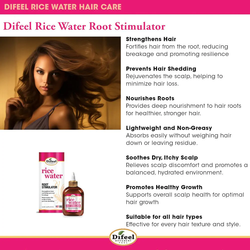 Difeel Rice Water Root Stimulator – 2.5oz - Image 3