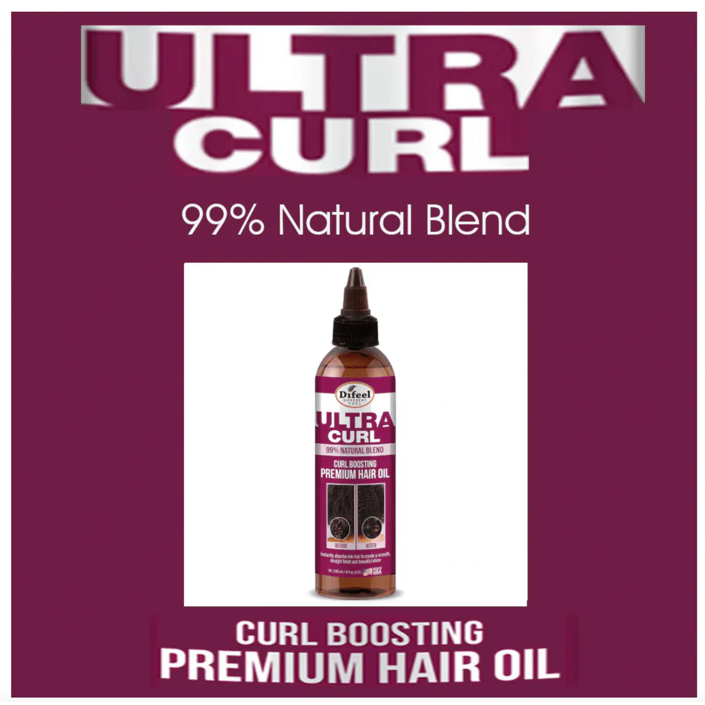 Difeel Ultra Curl Boosting Premium Hair Oil – 8 oz - Image 3