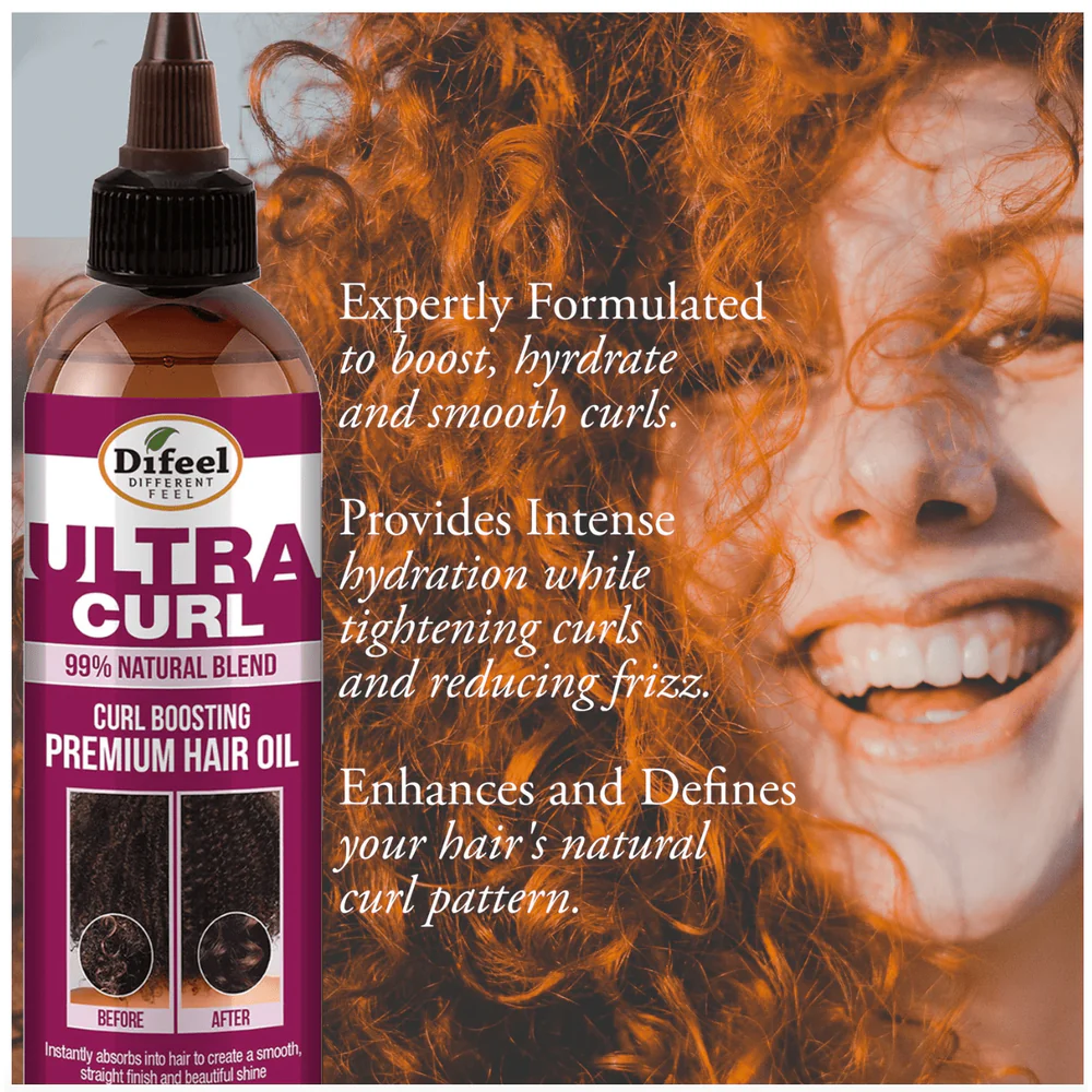 Difeel Ultra Curl Boosting Premium Hair Oil – 8 oz - Image 4